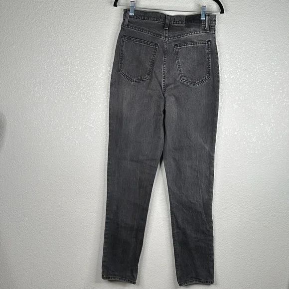 Abercrombie & Fitch Black The 90's Straight Ultra High Rise Curve Love Jeans 28 - Picture 4 of 9
